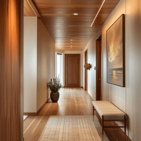 mid century hallway designs   leave  guests  awe