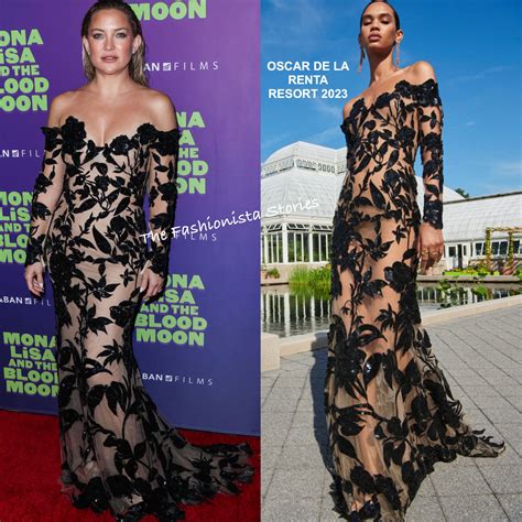 Kate Hudson in Oscar de la Renta at the ''Mona Lisa & The Blood Moon