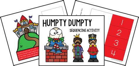 Printable Humpty Dumpty Sequencing Activity