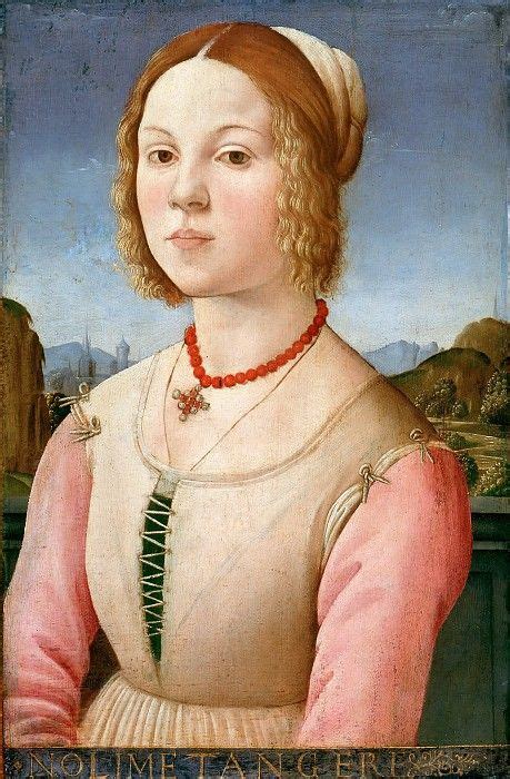 Мастер Санта Спирито - Портрет молодой женщины. Часть 3 Renaissance ...