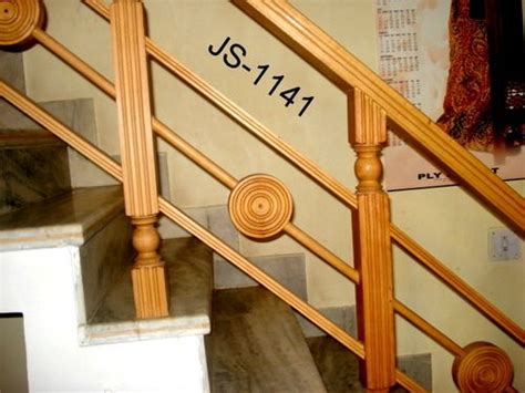 Designer Wooden Stair Railings at Best Price in Panchkula | Jay Shree Wood Moulders