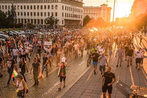 Massive protests in Sofia, Bulgaria this weekend against the current ...