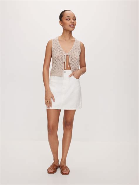 Sharni Denim Mini Skirt