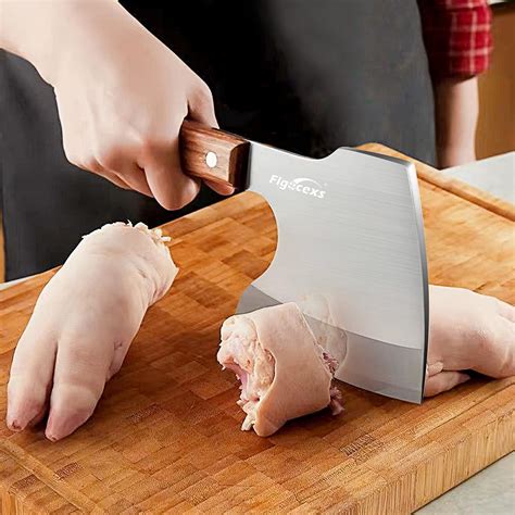 Meat Cleaver Knife Heavy Duty-Butcher Axe Knife Bone Chopper Stainless