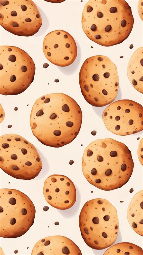 Cookie backgrounds pattern food. AI | Premium Photo Illustration - rawpixel