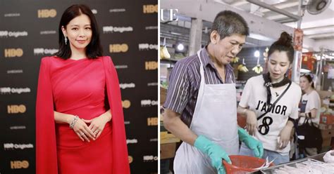Taiwanese actress Vivian Hsu walks around S'pore wet market & chats