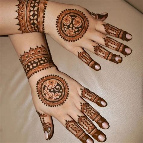 easy  hand henna designs