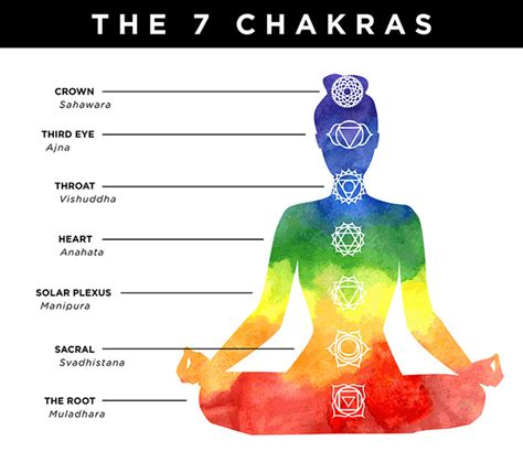 7 Chakras in a Human body | Healing Meditation Chakras - Wishcrystal.com