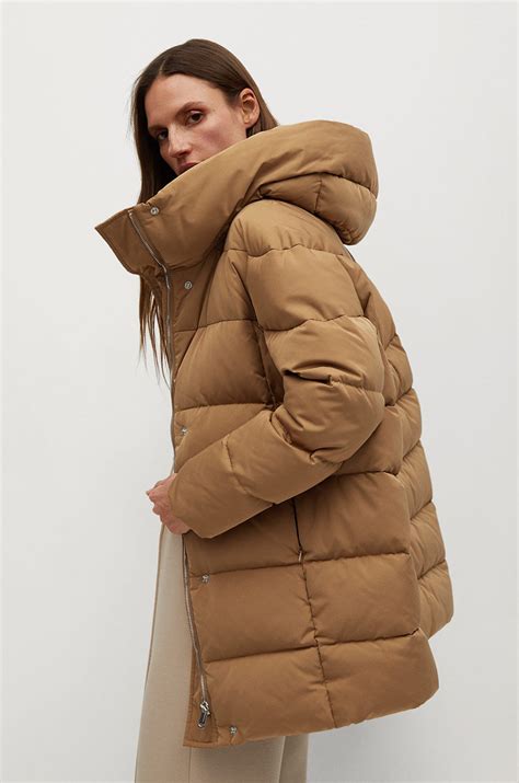 Geaca de puf Tokyo cu gluga Mango - Corissa Livrare Gratuita