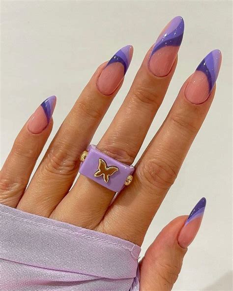 lavender nail art designs 5