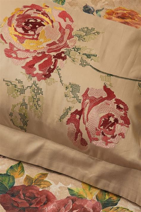 Постельное белье с вышивкой СайлиД D-72 | Floral embroidery patterns ...