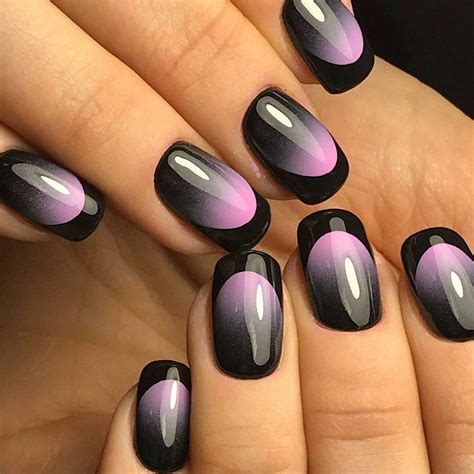 темно синий маникюр на короткие ногти - uniformcustomize
