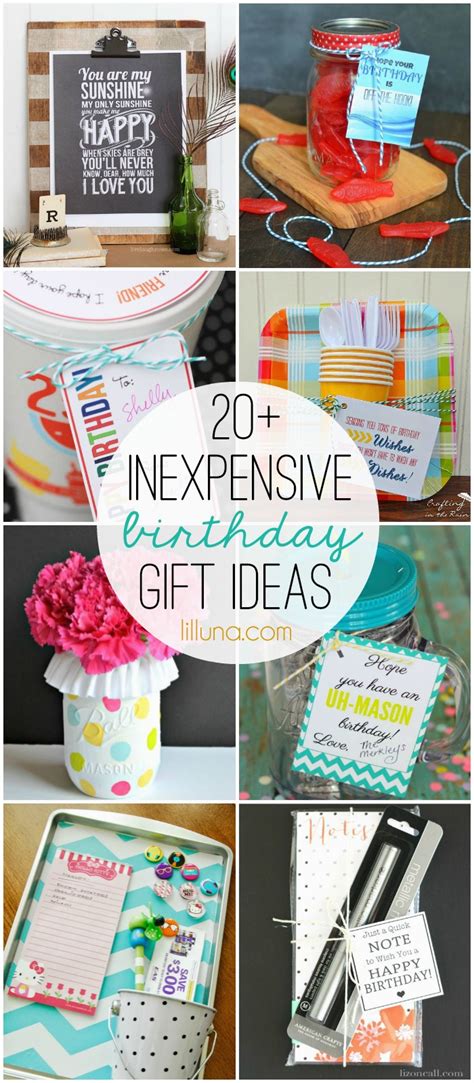 Cheap thoughtful Birthday Gifts for Her Inexpensive Birthday Gift Ideas ...