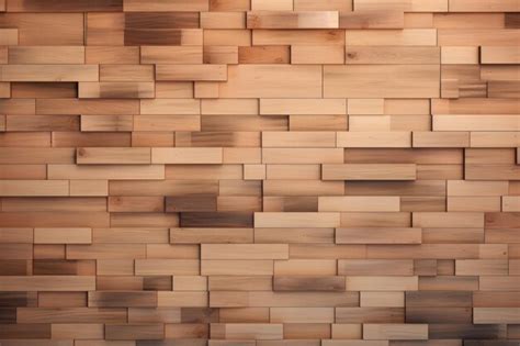 premium photo  wooden wall   light brown color    light
