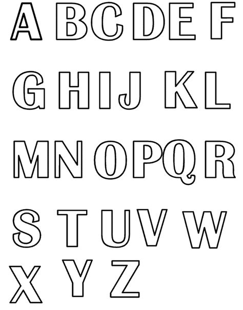 Letra Do Alfabeto Para Pintar - Desenho para colorir de letras do alfabeto | desenhos para pintar e ...