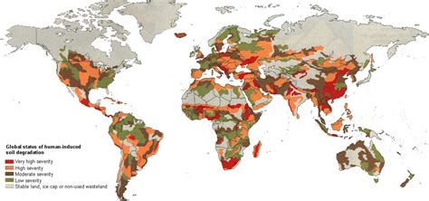 Global human-induced soil degradation (FAO) – Symbiosis Agriculture