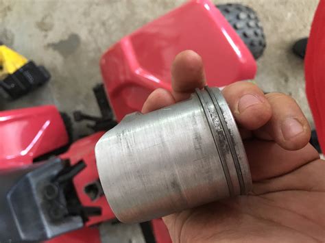 custom - Can the bottom of a piston be scratched and not damage the ...