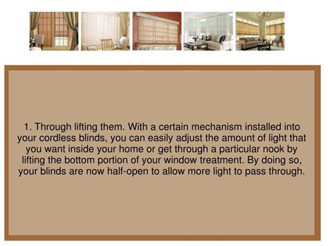 PPT - How Do Cordless Window Blinds Work PowerPoint Presentation, free