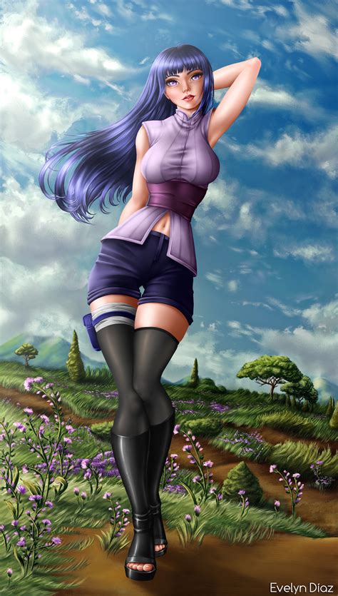 Evelyn Díaz - Hinata Hyuga Fan-art [ Naruto ]