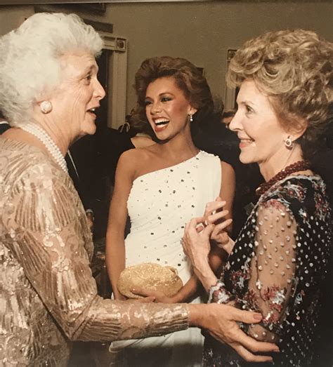 First Lady Nancy Reagan Barbara Bush and Vanessa Williams – VW