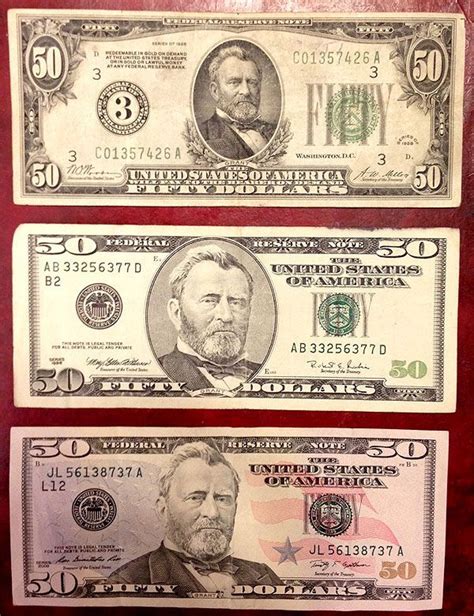 50 Dollar Bill Front And Back Printable