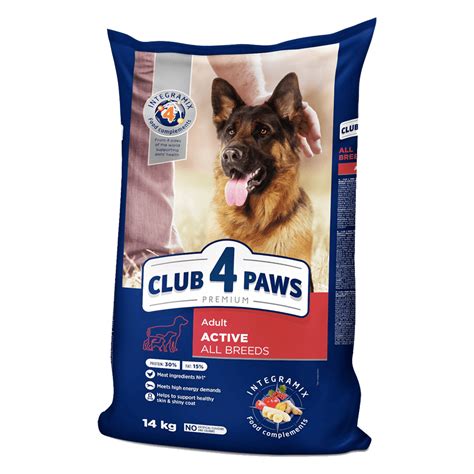 Club 4 Paws Premium Active 14 кг - корм Клуб 4 лапы для активных собак
