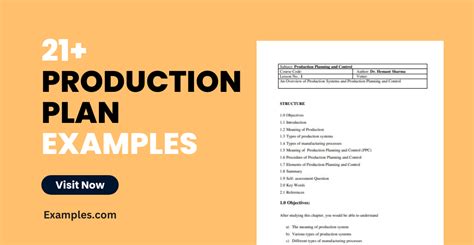 production plan  business plan  milla stelzer blog