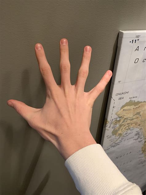 I have 6 fingers on my left hand. Here is my right hand : r/notinteresting