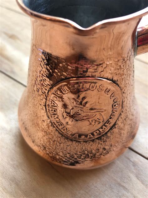 Vintage JAZZVE Armenian Coffee Jazve Unique Copper Jazva | Etsy