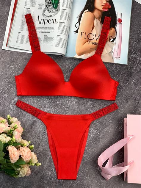 Бесшовный Женский Комплект Нижнего Белья Victoria`s Secret Виктория ...