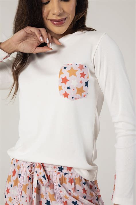 Pijama Lana Star - Ava Intimates