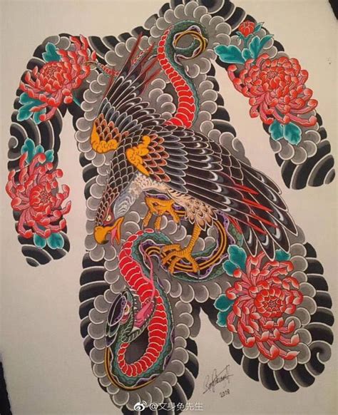 Pin by Tattoo·琦 on 日式老传统 | Chest and back tattoo, Japan tattoo ...