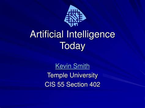 artificial intelligence today powerpoint