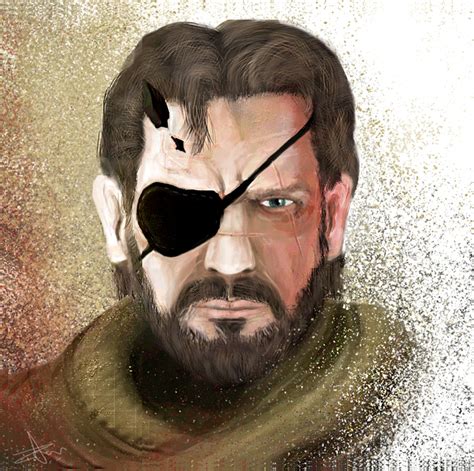 Big Boss fan art by me. : r/metalgearsolid