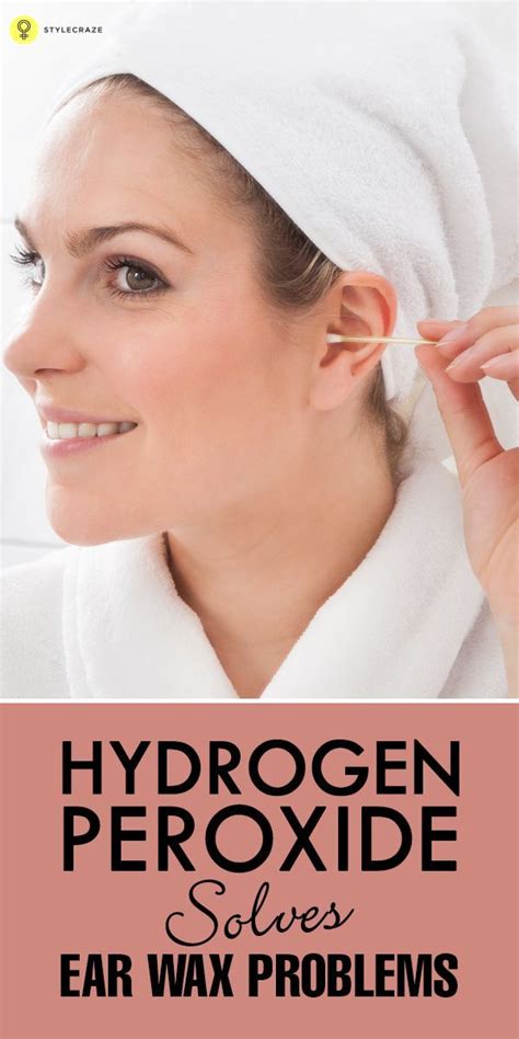 How To Use Hydrogen Peroxide For Earwax Removal in 2020 | Ear wax ...