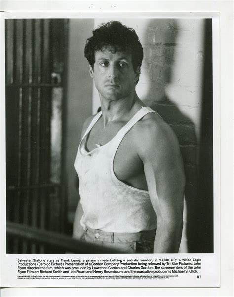 Lock-Up-Sylvester Stallone-8x10-B&W: Photograph | DTA Collectibles