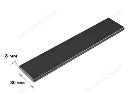 Полоса 30х3 мм сертификат от МеталлСтрой