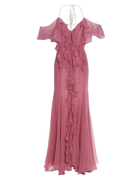 Ivory silk chiffon puff sleeve evening dress 1970s – Artofit