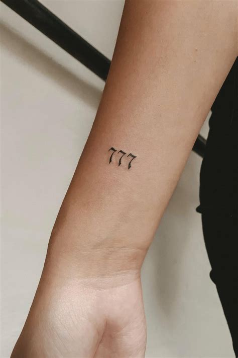 777 Tattoo: Exploring the Charm of Triple Sevens