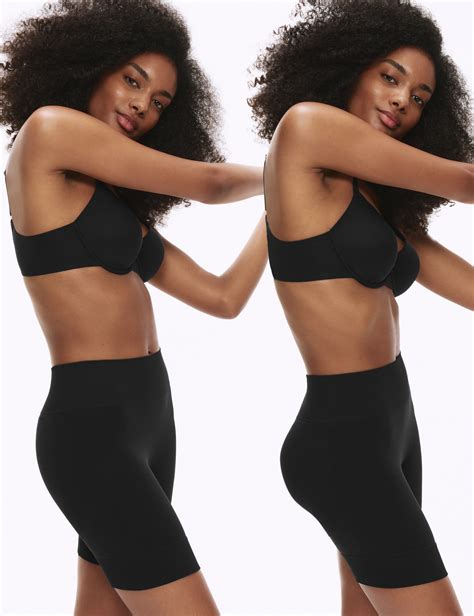 Cool Comfort™ Seamless Bum Boosting Shorts | M&S Collection | M&S