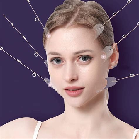 Купить 20 шт. лента для подтяжки лица наклейка для подтяжки лица ...