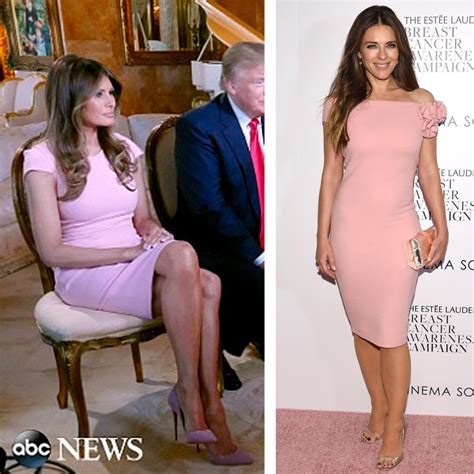 7 Times Melania Trump & Elizabeth Hurley Were, Like... Twins!