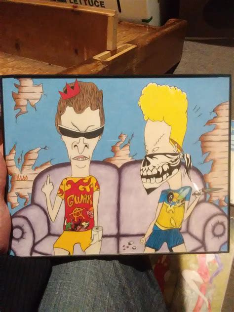 *Beavis and Butthead* 8×10 color pencil : r/drawing