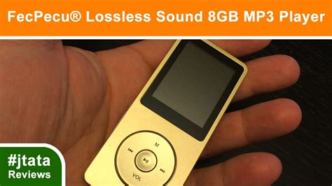 MP3 Music Player 8GB with Hi-Fi 35 Hours Playback from FecPecu - YouTube