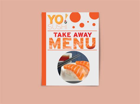 Louise Nguyen Portfolio - YO Sushi! Menu and Packaging