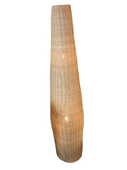 2 lights rattan floor lamp ⎮ MAISON PÉLICAN