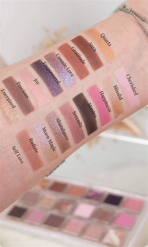 Huda Beauty Rose Quartz Palette Review: 18 Pans Of Self Love ⋆ Beautymone