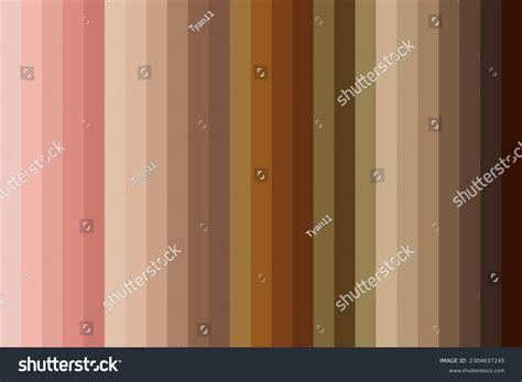 collection skin tone theme color palettes stock vector royalty