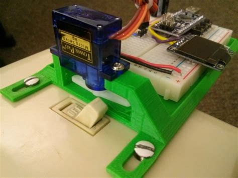 robot light switch hackaday