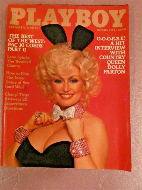 PLAYBOY MAGAZINE OCTOBER 1978, DOLLY PARTON, CHERYL TIEGS, MARCY HANSON